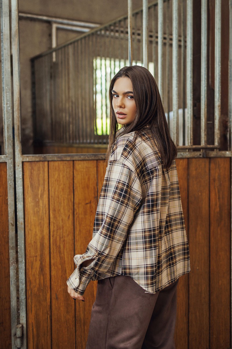 Checked shirt