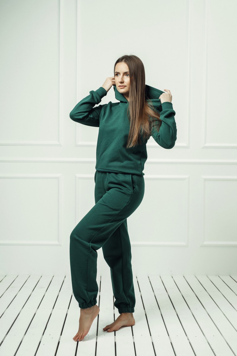 "Dark green" lounge set