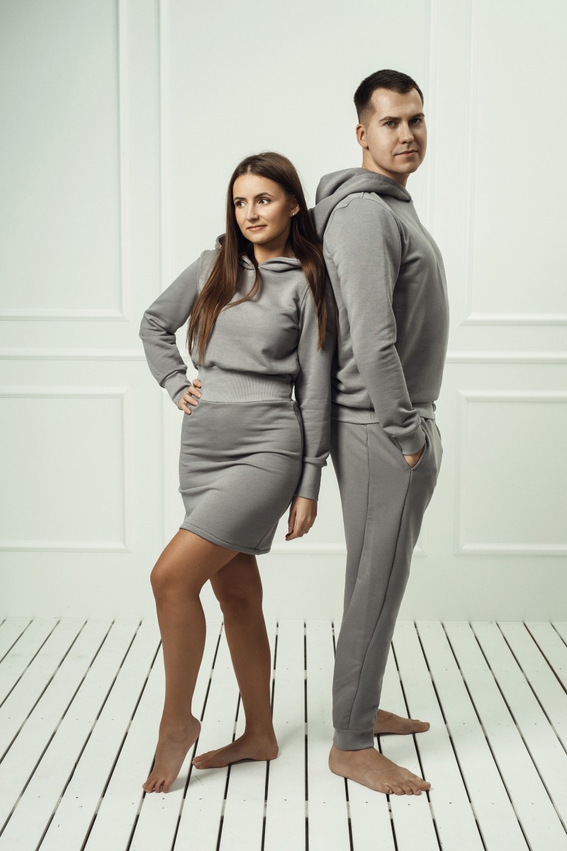 "Grey" casual dress – photo 3