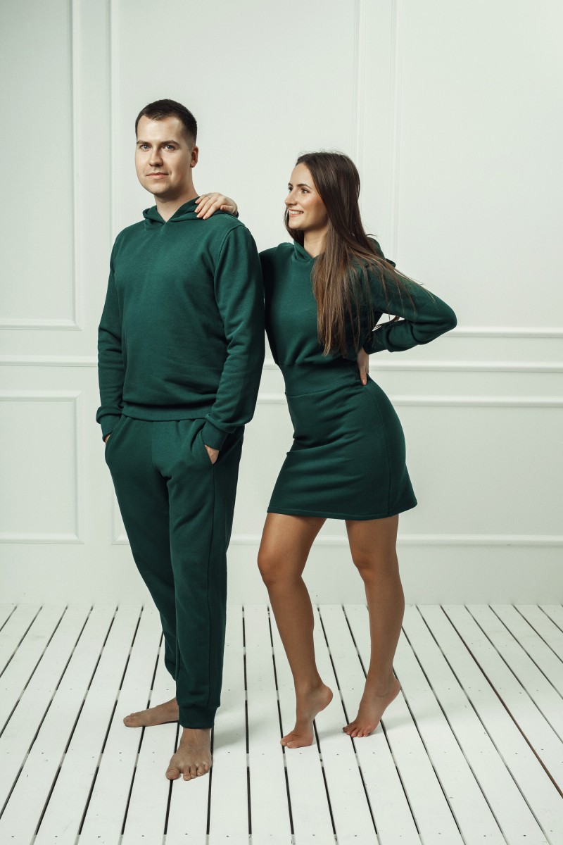 "Green" casual dress – photo 4