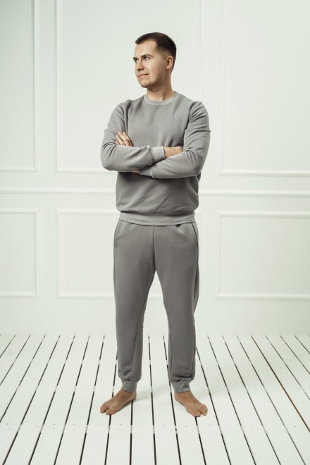 "Grey" men's lounge set without a hood – another view