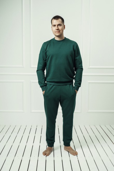 "Green" men's lounge set without a hood