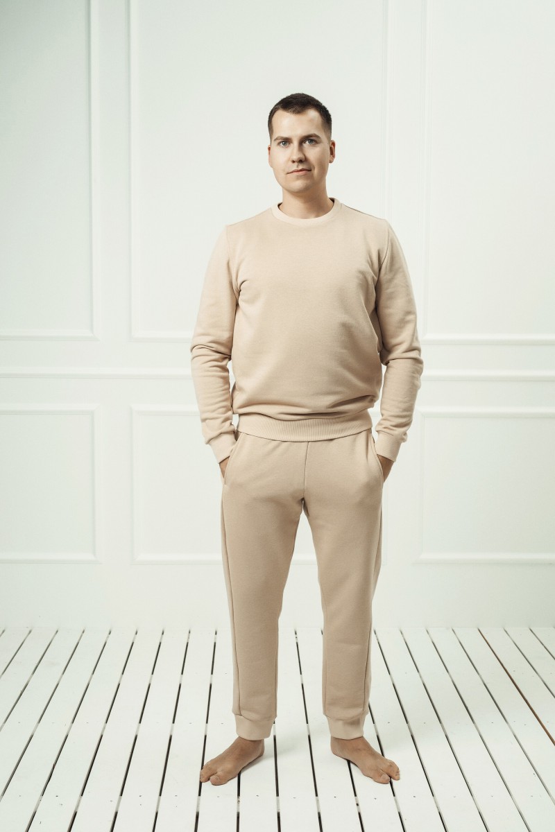 "Sand" men's lounge set without a hood – photo 2