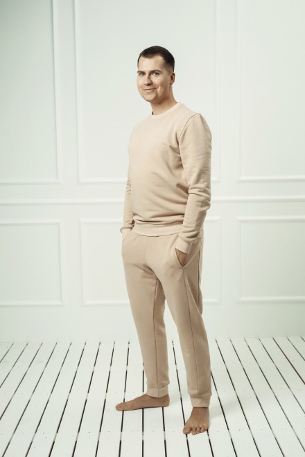 "Sand" men's lounge set without a hood