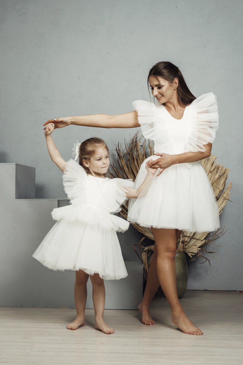 "Swan" tulle dress – photo 6