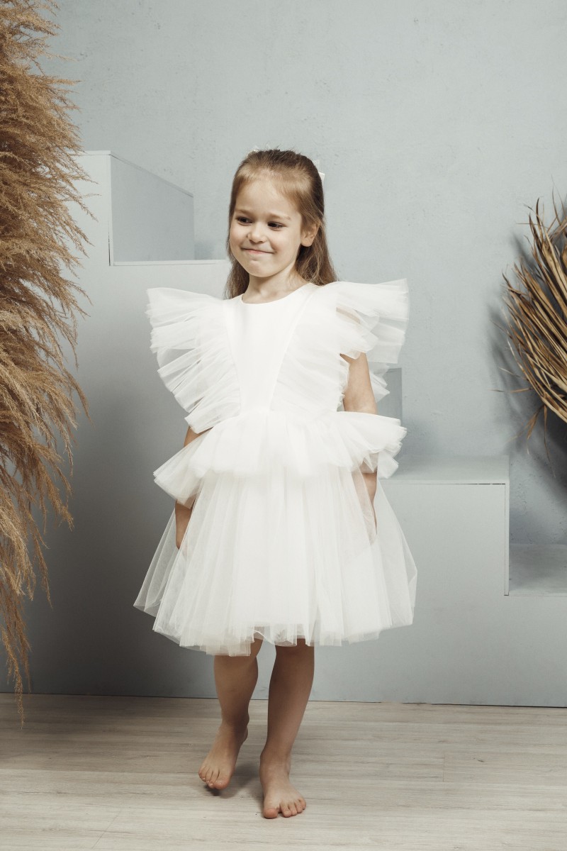 "Mini Swan" girl's tulle dress – photo 5