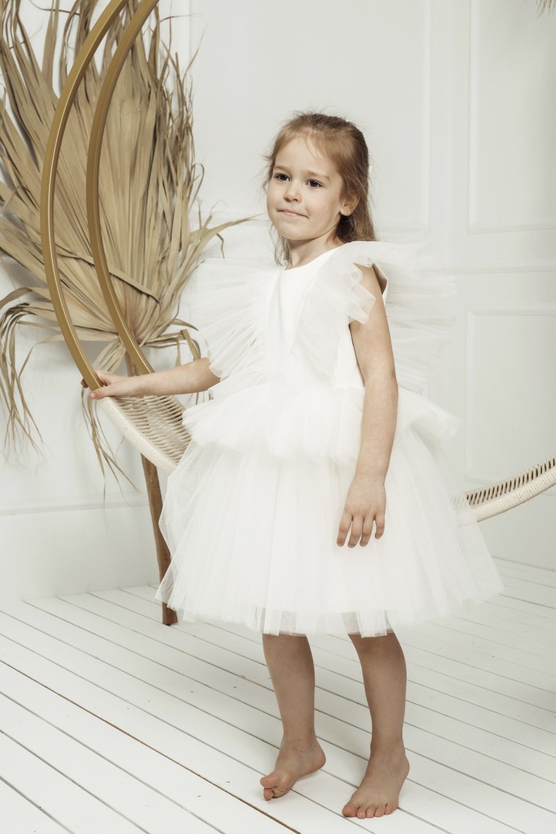 "Mini Swan" girl's tulle dress – photo 3