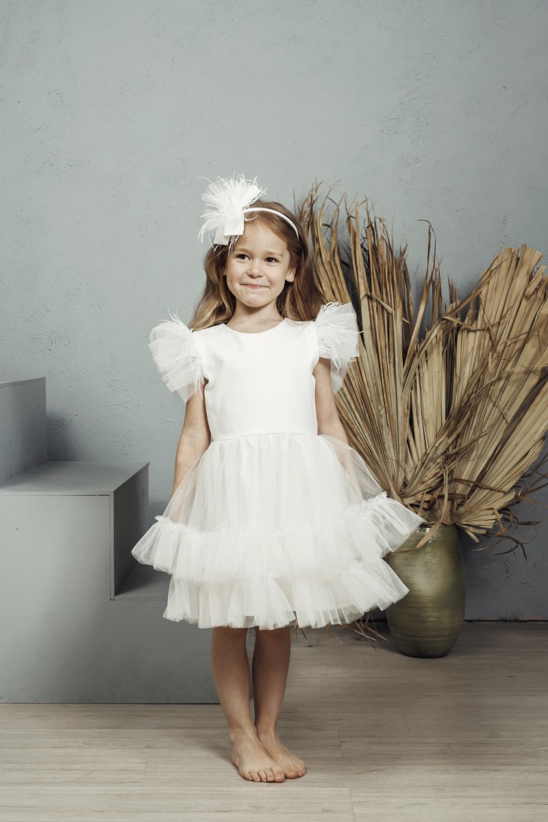 "Mini Pearl" girl's tulle dress – photo 3