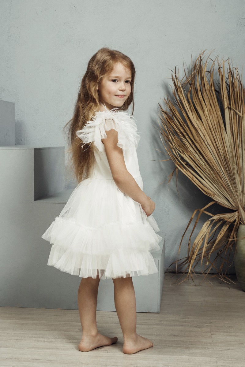 "Mini Pearl" girl's tulle dress – photo 5