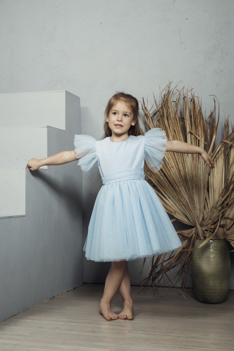 "Mini Shine" girl's tulle dress – photo 3