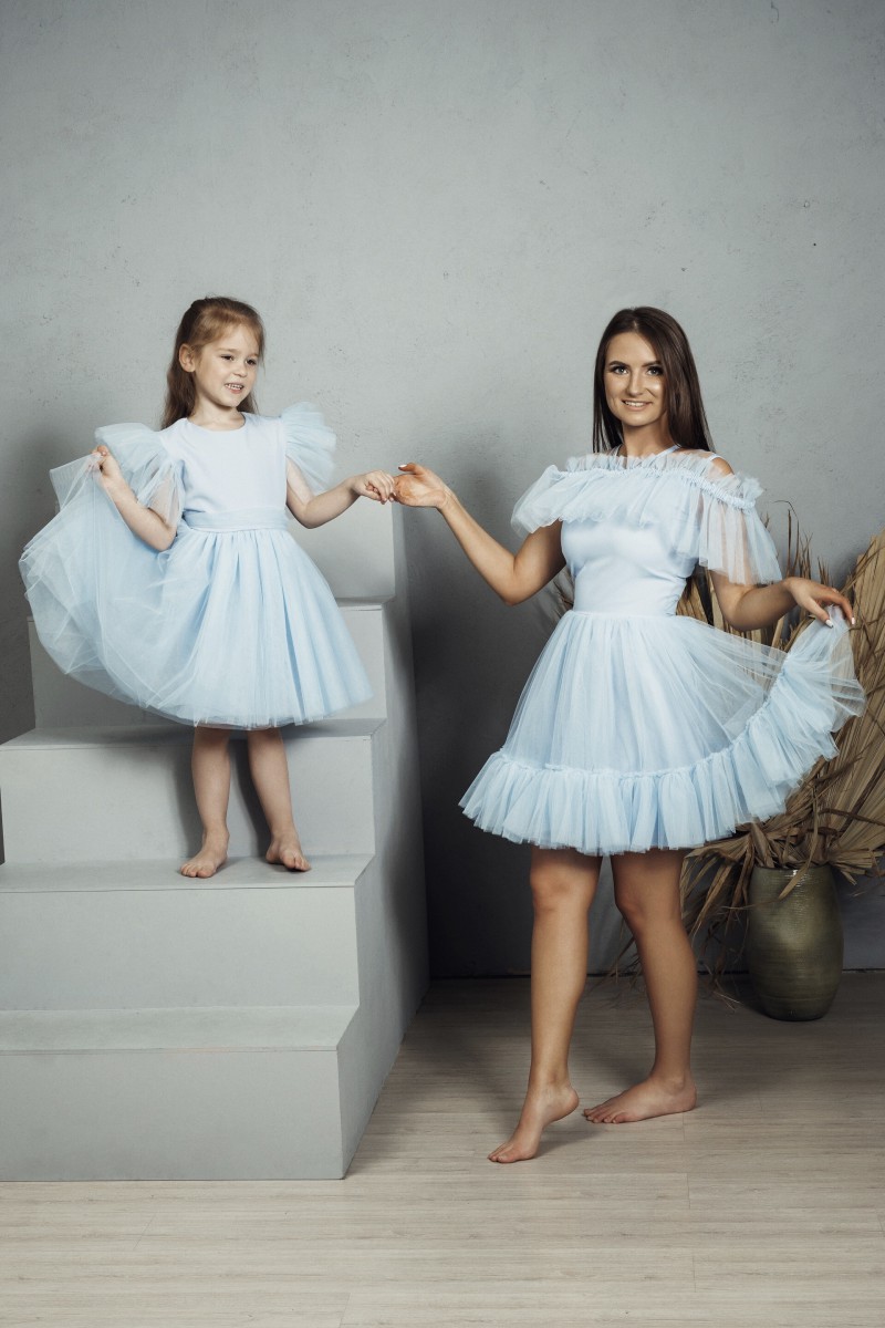 "Mini Shine" girl's tulle dress – photo 4