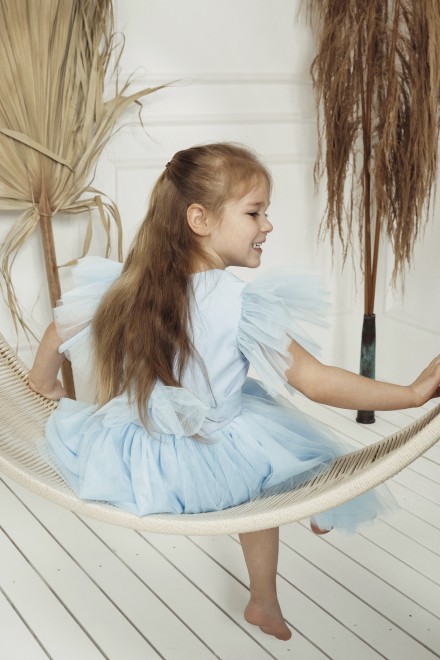 "Mini Shine" girl's tulle dress – another view